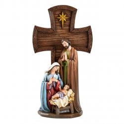  Holy Family Nativity Cross 11.5 inch  (ONLY 1 LEFT) 