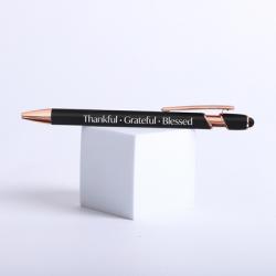  Gift Pen Soft Touch Thankful Gun Metal 