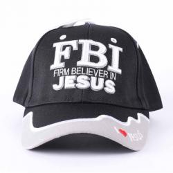  Cap Black FBI Jesus 