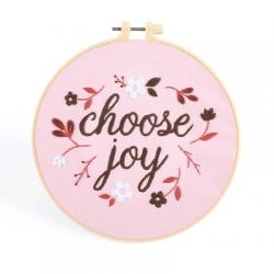  Embroidery Kit - Choose Joy 