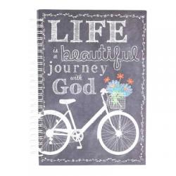  Journal Spiral Life Is a Beautiful Journey 196pg 