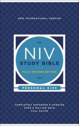  NIV Study Bible, Fully Revised Edition, Personal Size, Hardcover, Red Letter, Comfort Print 