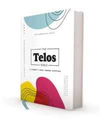  Niv, the Telos Bible, Hardcover, Comfort Print: A Student\'s Guide Through Scripture 