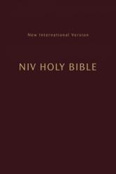  Niv, Holy Bible, Compact, Paperback, Burgundy, Comfort Print 