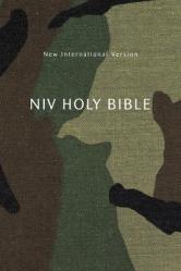  Niv, Holy Bible, Compact, Paperback, Woodland Camo, Comfort Print 