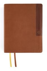  Niv, Journal the Word Bible (Perfect for Note-Taking), Large Print, Leathersoft, Brown, Red Letter, Comfort Print: Reflect, Take Notes, or Create Art 