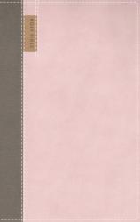  NIV Application Bible, Personal Size, Leathersoft, Pink/Gray, Red Letter, Thumb Indexed, Comfort Print: Bringing the Ancient Message of the Bible Into 