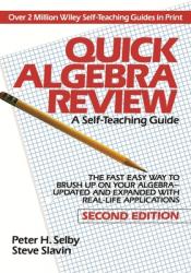  Quick Algebra Review 