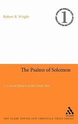  The Psalms of Solomon: A Critical Edition of the Greek Text 