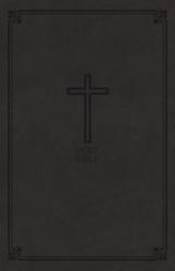  NKJV, Value Thinline Bible, Large Print, Imitation Leather, Black, Red Letter Edition 