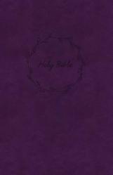  NKJV, Value Thinline Bible, Large Print, Imitation Leather, Purple, Red Letter Edition 