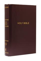  NKJV, Pew Bible, Large Print, Hardcover, Burgundy, Red Letter Edition 