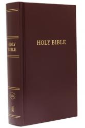  KJV, Pew Bible, Hardcover, Burgundy, Red Letter Edition 