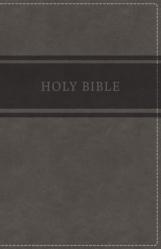  KJV, Deluxe Gift Bible, Imitation Leather, Gray, Red Letter Edition 