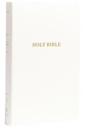  KJV, Gift and Award Bible, Imitation Leather, White, Red Letter Edition 