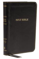  KJV, Thinline Bible, Compact, Imitation Leather, Black, Red Letter Edition 