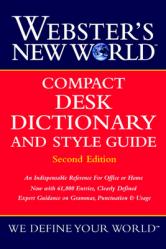  Webster\'s New World Compact Desk Dictionary and Style Guide, Second Edition 