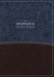  NIV, the Woman\'s Study Bible, Imitation Leather, Blue/Brown, Full-Color: Receiving God\'s Truth for Balance, Hope, and Transformation 