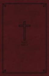  KJV, Reference Bible, Personal Size Giant Print, Imitation Leather, Burgundy, Red Letter Edition 