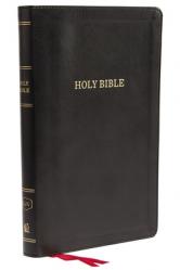  KJV, Deluxe Thinline Reference Bible, Imitation Leather, Black, Red Letter Edition 