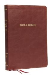  KJV, Thinline Bible, Large Print, Imitation Leather, Burgundy, Indexed, Red Letter Edition 