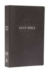  NKJV, Holy Bible, Soft Touch Edition, Imitation Leather, Black, Comfort Print 