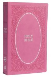  NKJV, Holy Bible, Soft Touch Edition, Imitation Leather, Pink, Comfort Print 