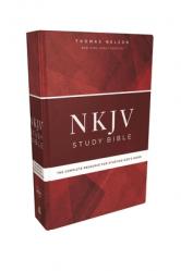  NKJV Study Bible, Hardcover, Red Letter Edition, Comfort Print: The Complete Resource for Studying God\'s Word 