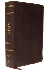  NKJV Study Bible, Premium Calfskin Leather, Brown, Full-Color, Red Letter Edition, Indexed, Comfort Print: The Complete Resource for Studying God\'s Wo 