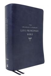  Niv, Charles F. Stanley Life Principles Bible, 2nd Edition, Leathersoft, Blue, Comfort Print: Holy Bible, New International Version 