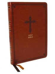  Kjv, Thinline Bible, Large Print, Leathersoft, Brown, Red Letter Edition, Comfort Print 