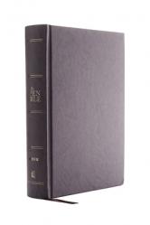  The Niv, Open Bible, Hardcover, Gray, Red Letter Edition, Comfort Print: Complete Reference System 