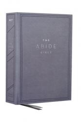  The Net, Abide Bible, Cloth Over Board, Blue, Comfort Print: Holy Bible 