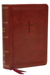  Nkjv, Reference Bible, Compact, Leathersoft, Brown, Red Letter Edition, Comfort Print: Holy Bible, New King James Version 