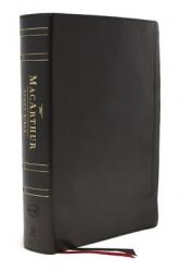  Nkjv, MacArthur Study Bible, 2nd Edition, Genuine Leather, Black, Thumb-Indexed, Comfort Print: Unleashing God\'s Truth One Verse at a Time 