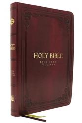  KJV Holy Bible: Large Print Thinline, Burgundy Leathersoft, Red Letter, Comfort Print: King James Version 