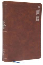  The Text Bible: Uncover the Message Between God, Humanity, and You (Net, Brown Leathersoft, Comfort Print) 