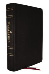  Nasb, MacArthur Study Bible, 2nd Edition, Genuine Leather, Black, Comfort Print: Unleashing God\'s Truth One Verse at a Time 