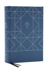  Nkjv, the Bible Study Bible, Cloth Over Board, Blue, Comfort Print: A Study Guide for Every Chapter of the Bible 