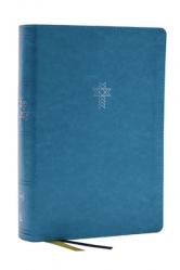  Nkjv, the Bible Study Bible, Leathersoft, Turquoise, Comfort Print: A Study Guide for Every Chapter of the Bible 