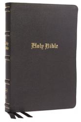  KJV Holy Bible: Large Print Thinline, Black Genuine Leather, Red Letter, Comfort Print (Thumb Indexed): King James Version 