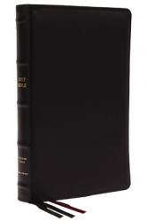  KJV Holy Bible: Large Print Thinline, Black Goatskin Leather, Premier Collection, Red Letter, Comfort Print (Thumb Indexed): King James Version 