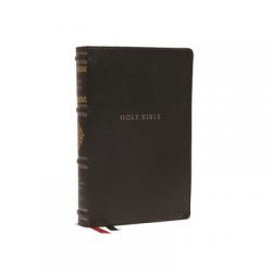  Nkjv, Personal Size Reference Bible, Sovereign Collection, Genuine Leather, Black, Red Letter, Thumb Indexed, Comfort Print: Holy Bible, New King Jame 