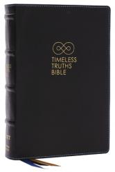  Timeless Truths Bible: One Faith. Handed Down. for All the Saints. (Net, Black Genuine Leather, Comfort Print) 