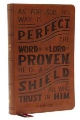  Nkjv, Personal Size Reference Bible, Verse Art Cover Collection, Leathersoft, Tan, Red Letter, Thumb Indexed, Comfort Print: Holy Bible, New King Jame 