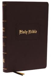  KJV Holy Bible: Large Print with 53,000 Center-Column Cross References, Brown Leathersoft, Red Letter, Comfort Print (Thumb Indexed): King James Versi 