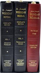  St. Joseph Daily and Sunday Missals: Complete Gift Box 3-Volume Set 