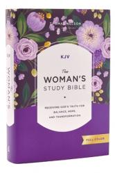  Kjv, the Woman\'s Study Bible, Hardcover, Red Letter, Full-Color Edition, Comfort Print: Receiving God\'s Truth for Balance, Hope, and Transformation 