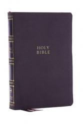  Nkjv, Compact Center-Column Reference Bible, Gray Leathersoft, Red Letter, Comfort Print (Thumb Indexed) 