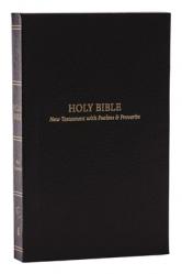  KJV Holy Bible: Pocket New Testament with Psalms and Proverbs, Black Softcover, Red Letter, Comfort Print: King James Version 